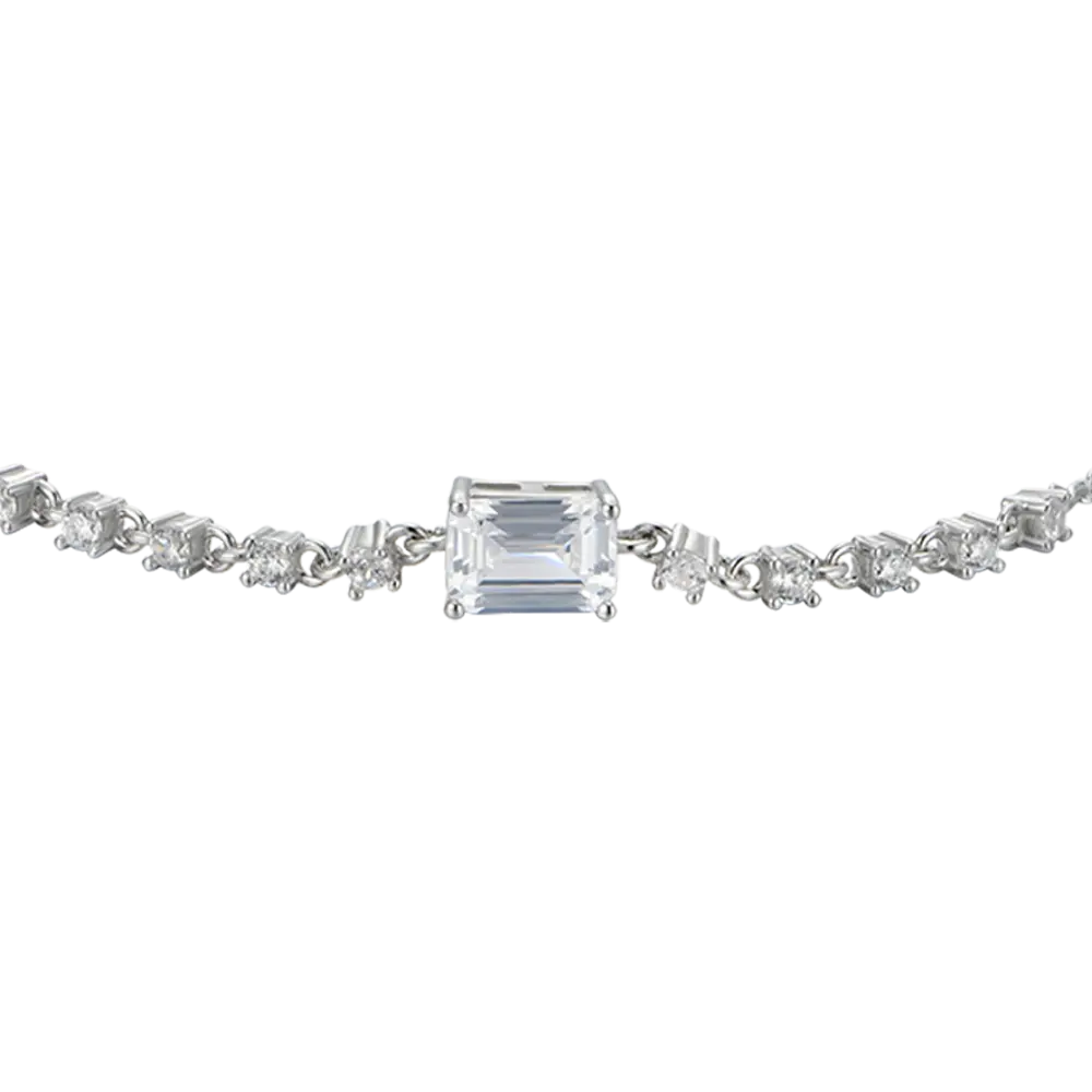 BRACCIALE DONNA IN ARGENTO CON ZIRCONI BIANCHI Melitea