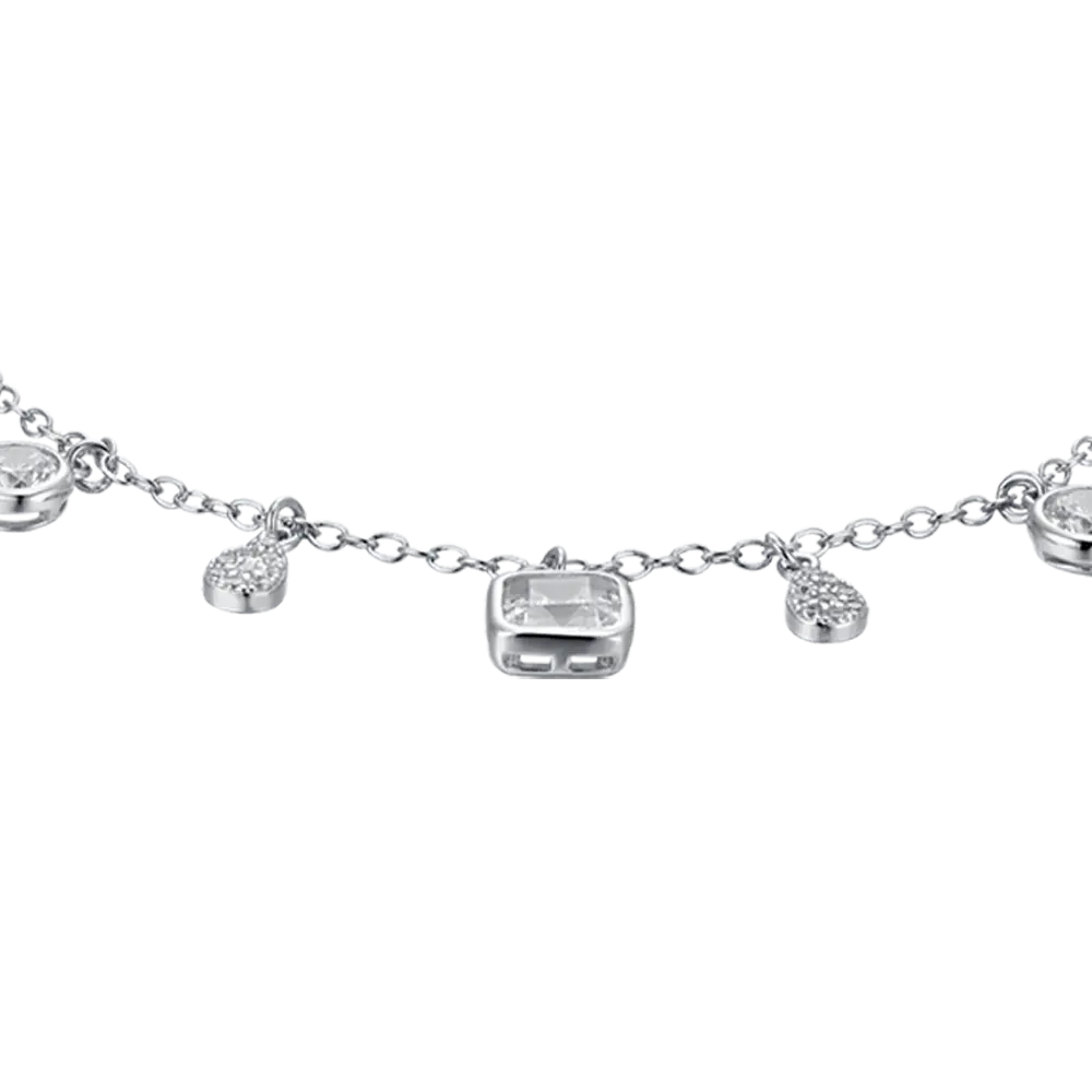 BRACCIALE DONNA IN ARGENTO CON ZIRCONI BIANCHI Melitea