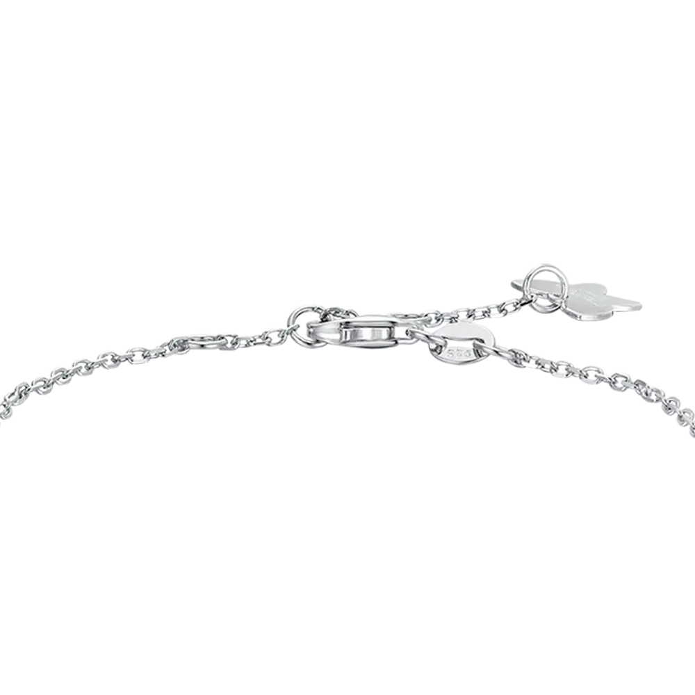 BRACCIALE DONNA IN ARGENTO CON ZIRCONI VERDI E BIANCHI Melitea
