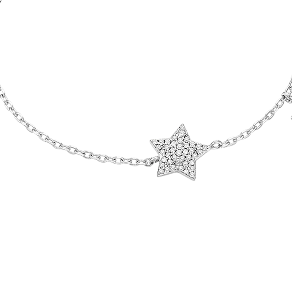 BRACCIALE IN ARGENTO CON STELLA Melitea