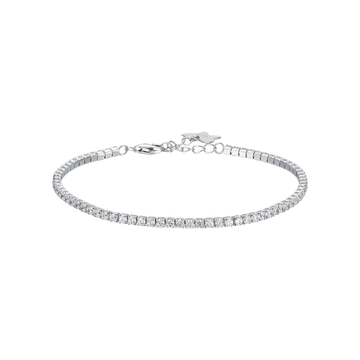 BRACCIALE TENNIS IN ARGENTO CON ZIRCONI BIANCHI Melitea