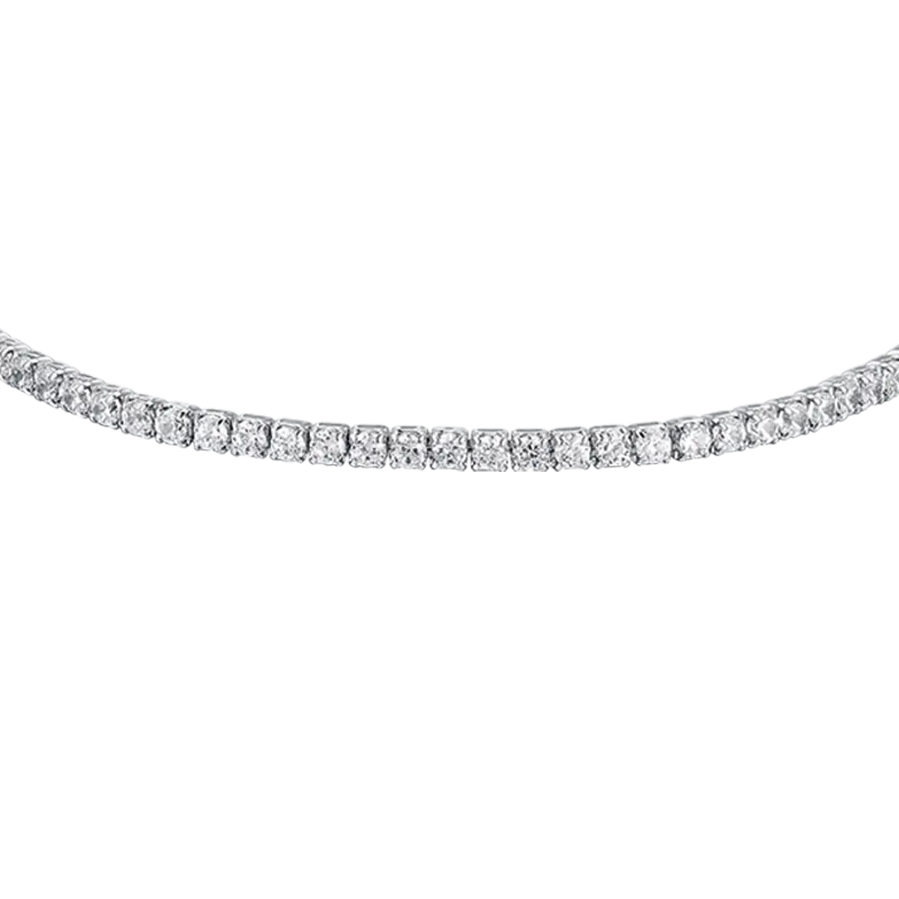 BRACCIALE TENNIS IN ARGENTO CON ZIRCONI BIANCHI Melitea