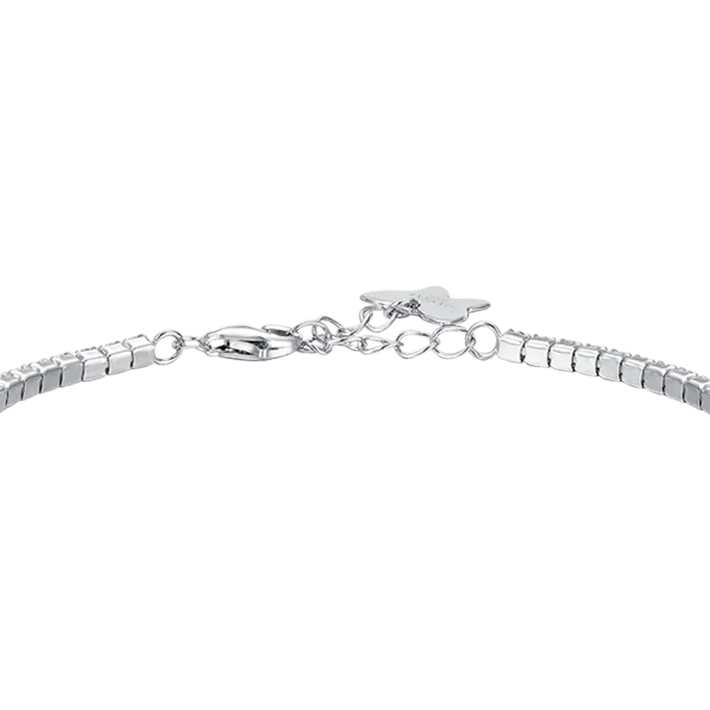BRACCIALE TENNIS IN ARGENTO CON ZIRCONI BIANCHI Melitea