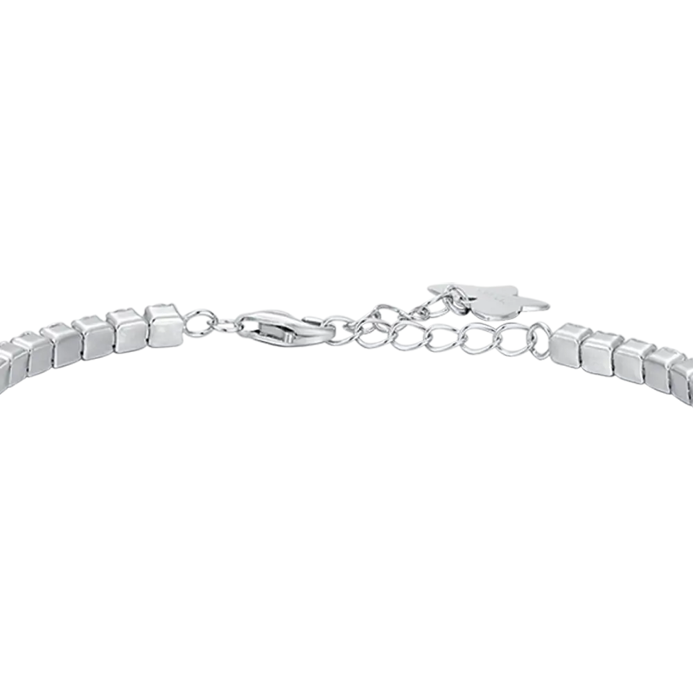 BRACCIALE TENNIS IN ARGENTO CON ZIRCONI BIANCHI Melitea