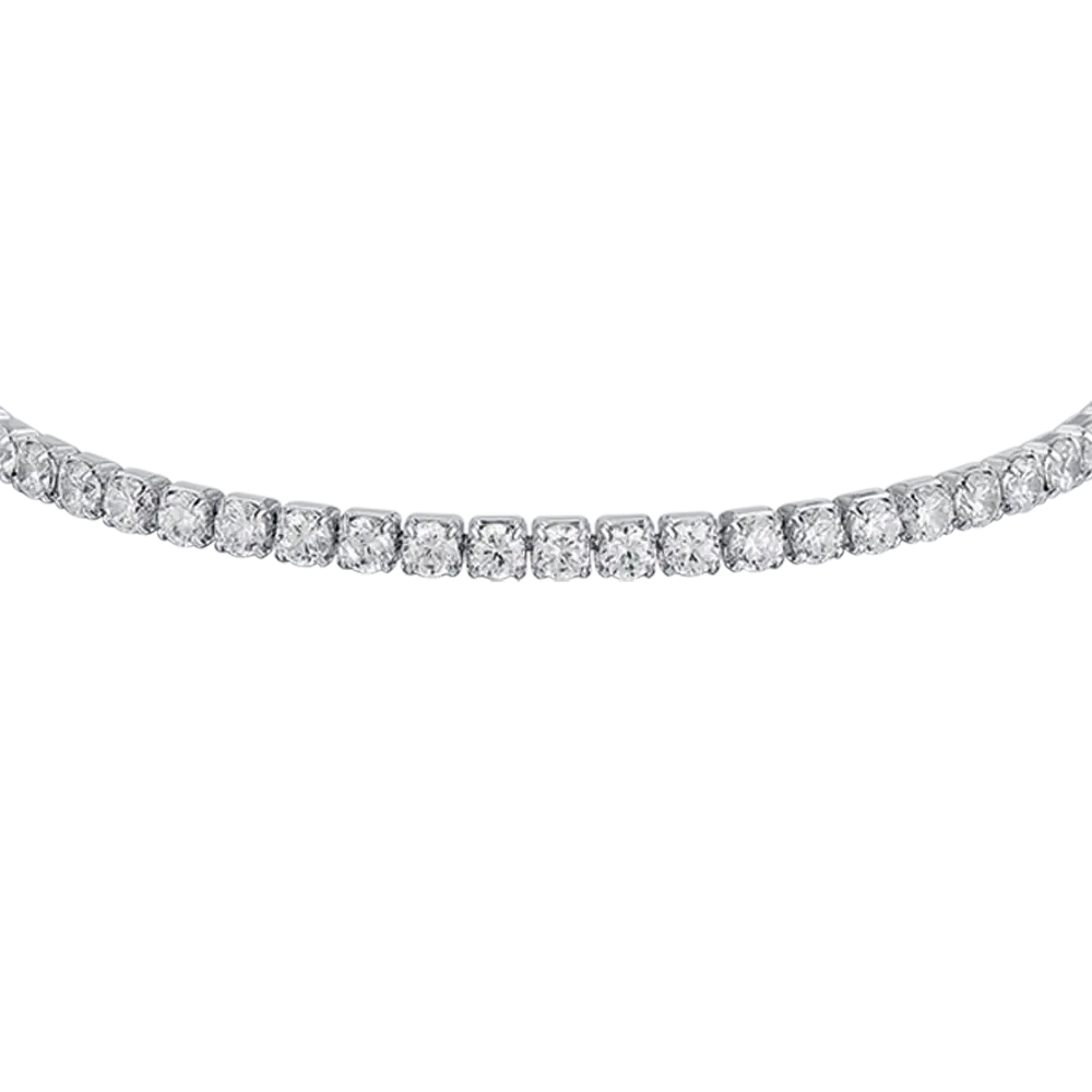BRACCIALE TENNIS IN ARGENTO CON ZIRCONI BIANCHI Melitea