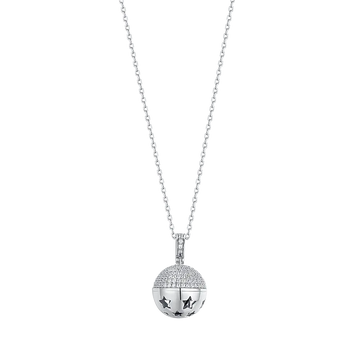 CHIAMA ANGELI IN ARGENTO CON ZIRCONI BIANCHI Melitea