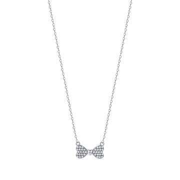 COLLANA IN ARGENTO CON CIONDOLO A FIOCCO Melitea