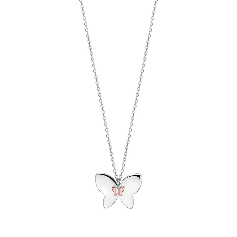 COLLANA IN ARGENTO CON FARFALLA Melitea