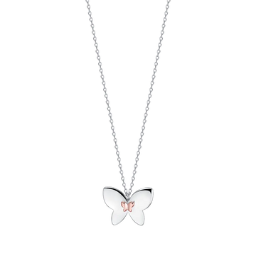 COLLANA IN ARGENTO CON FARFALLA Melitea