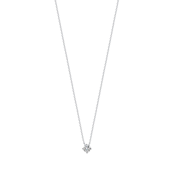 COLLANA IN ARGENTO CON ZIRCONE BIANCO Melitea