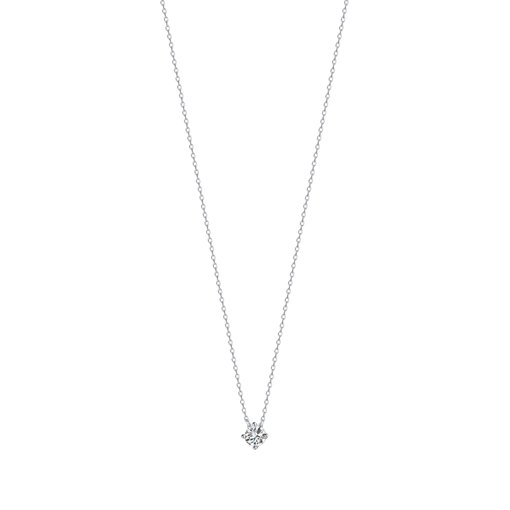 COLLANA IN ARGENTO CON ZIRCONE BIANCO Melitea