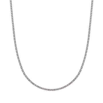 COLLANA TENNIS IN ARGENTO CON ZIRCONI BIANCHI Melitea