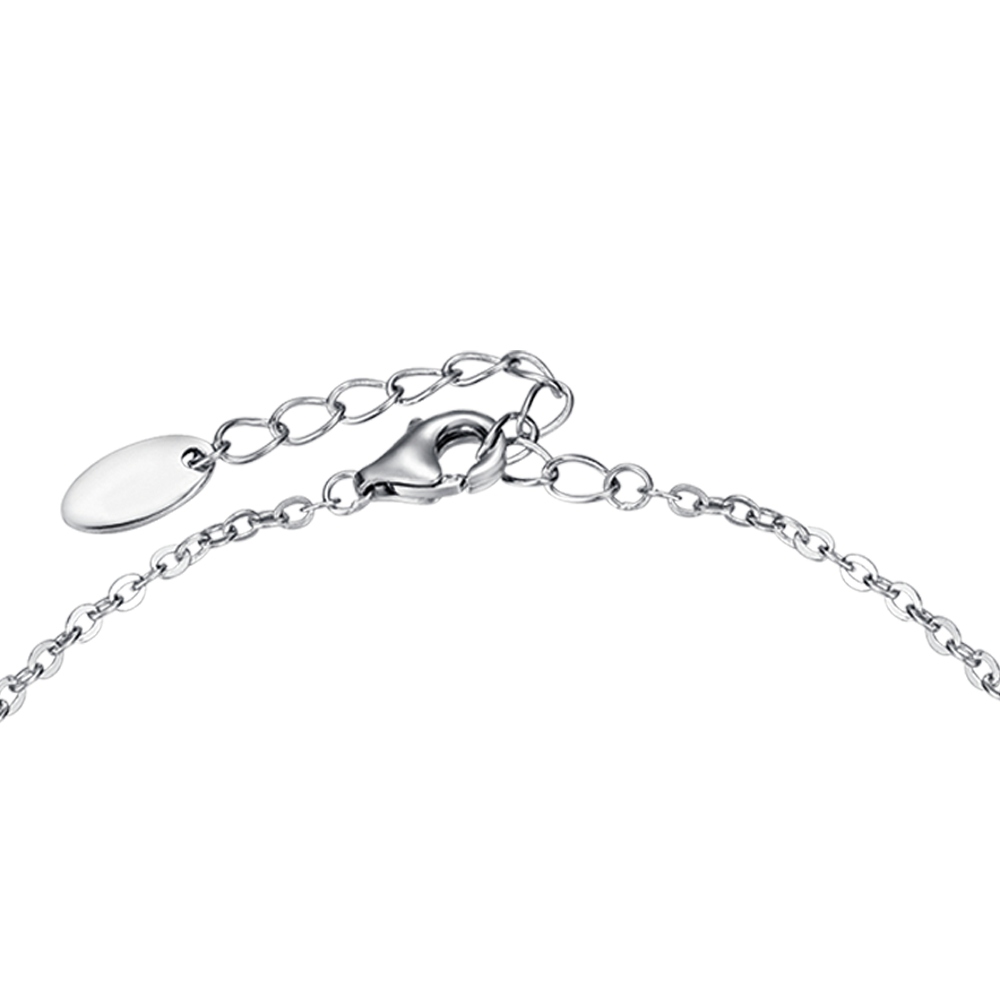 Bracciale in argento con zirconi e sfera Melitea