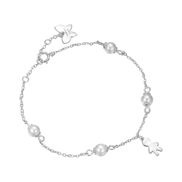 BRACCIALE IN ARGENTO CON OMINO Melitea