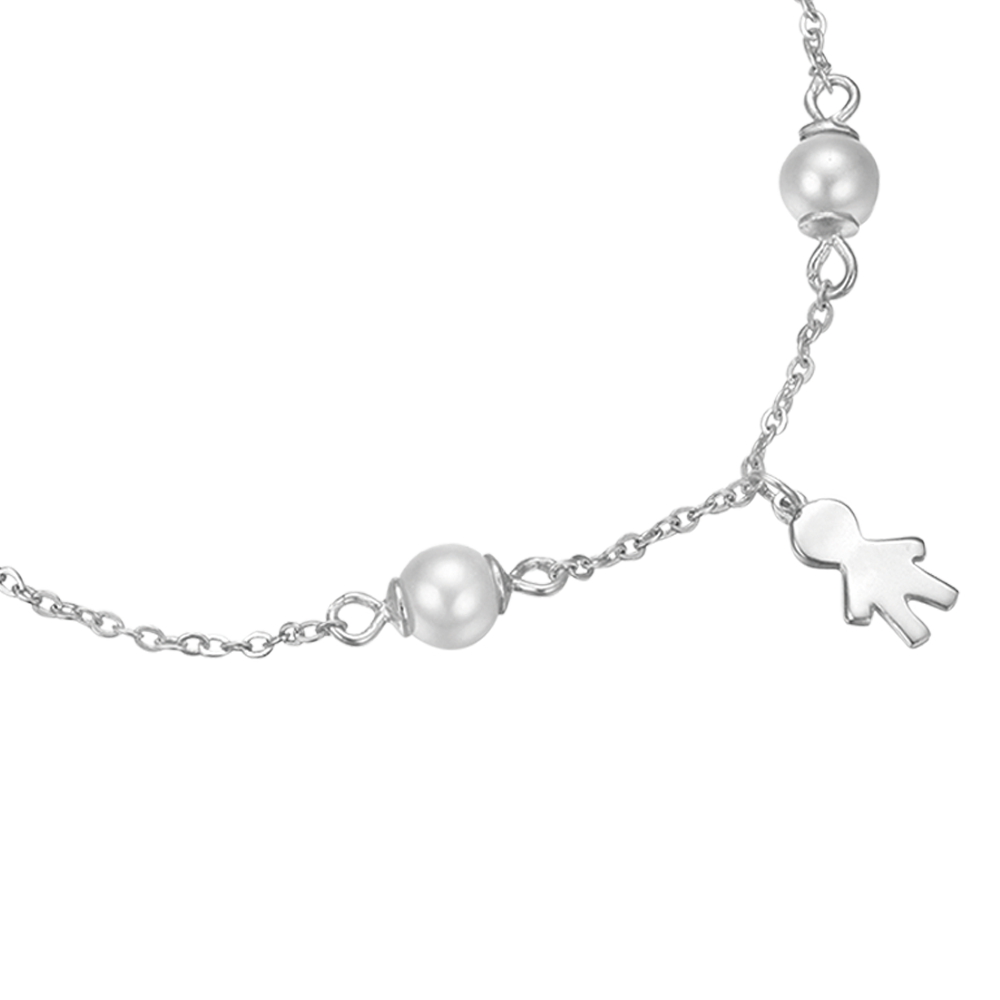 BRACCIALE IN ARGENTO CON OMINO Melitea