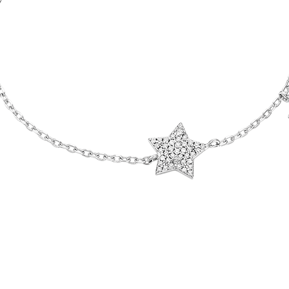 BRACCIALE IN ARGENTO CON STELLA Melitea