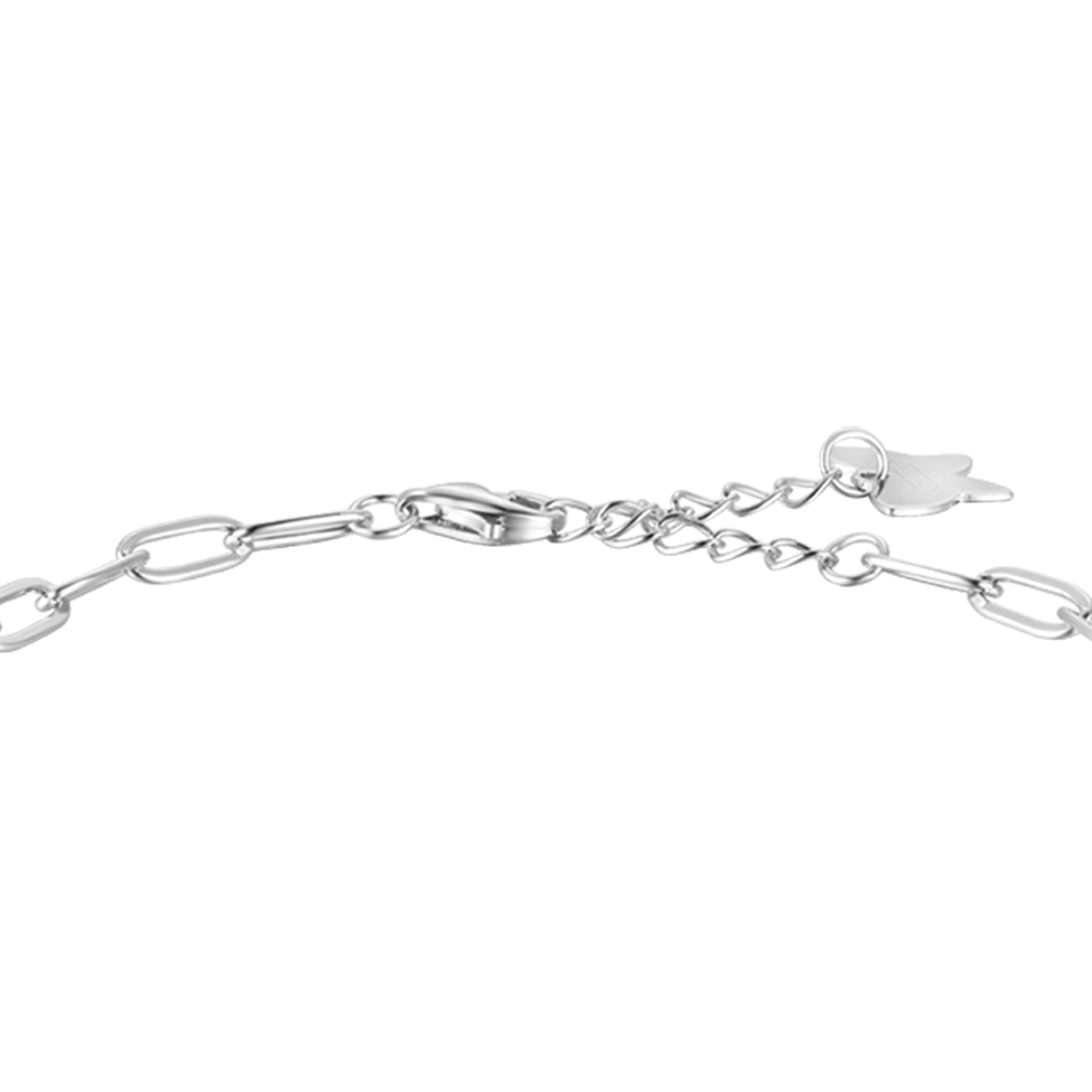 BRACCIALE IN ARGENTO CON CORNO AZZURRO Melitea