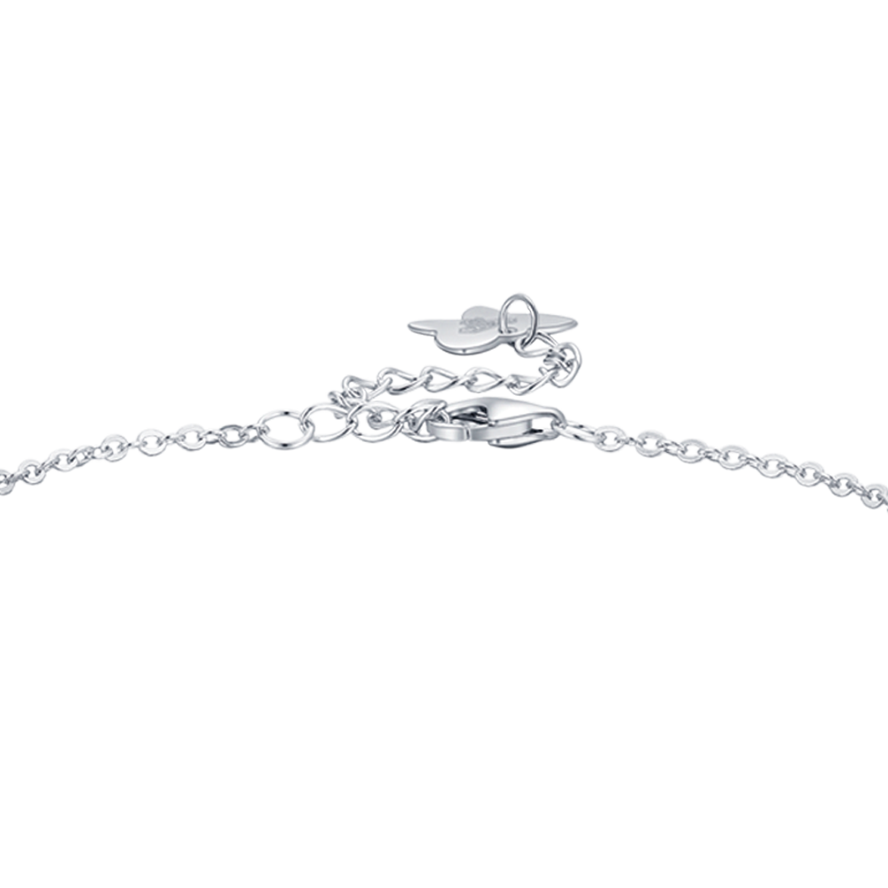 BRACCIALE IN ARGENTO LOVE CON CRISTALLI BIANCHI Melitea