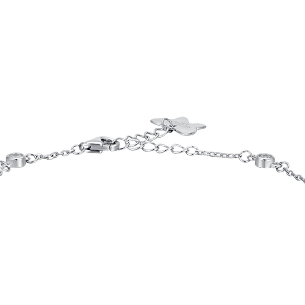 BRACCIALE IN ARGENTO CON CUORE GRAZIE MAESTRA Melitea