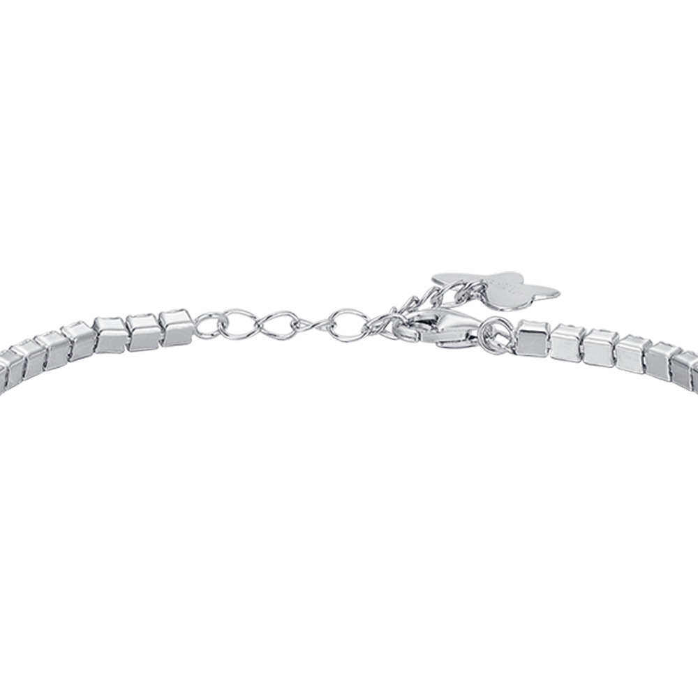 BRACCIALE TENNIS IN ARGENTO CON ZIRCONI BIANCHI Melitea