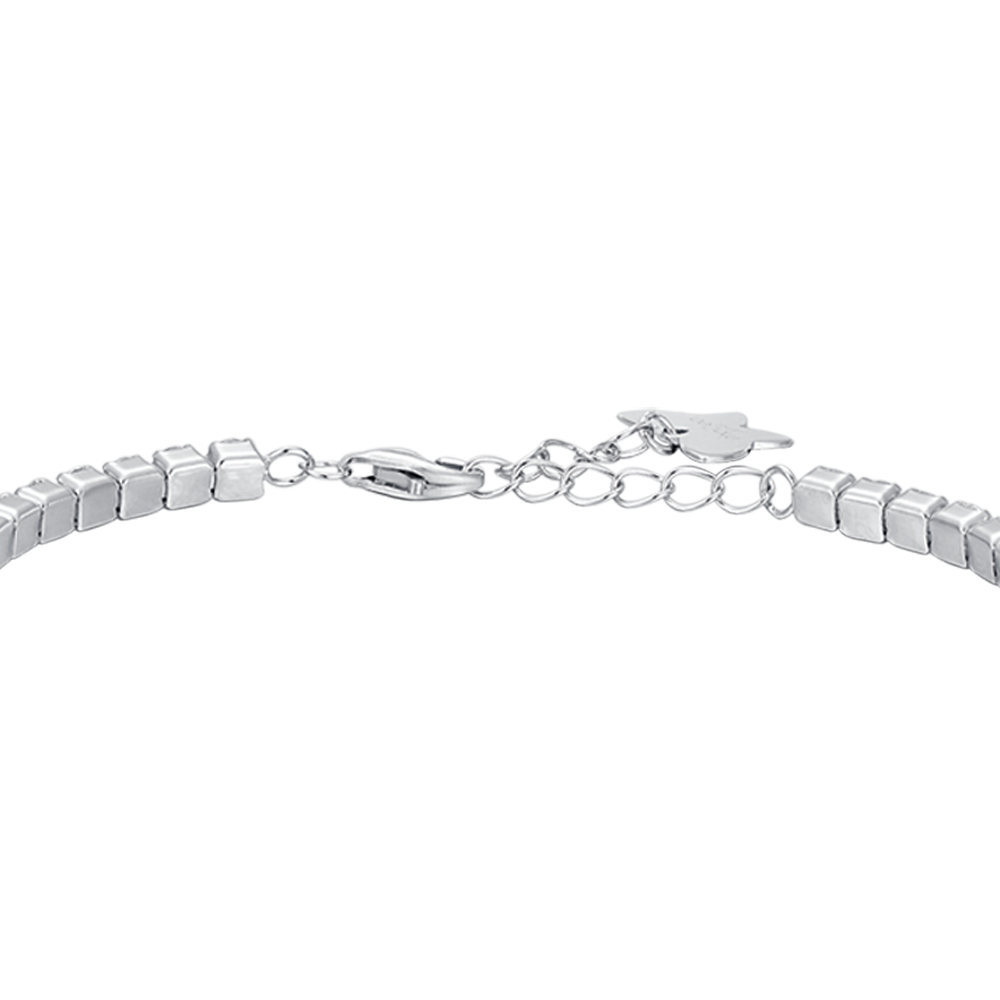 BRACCIALE TENNIS IN ARGENTO CON ZIRCONI BIANCHI Melitea