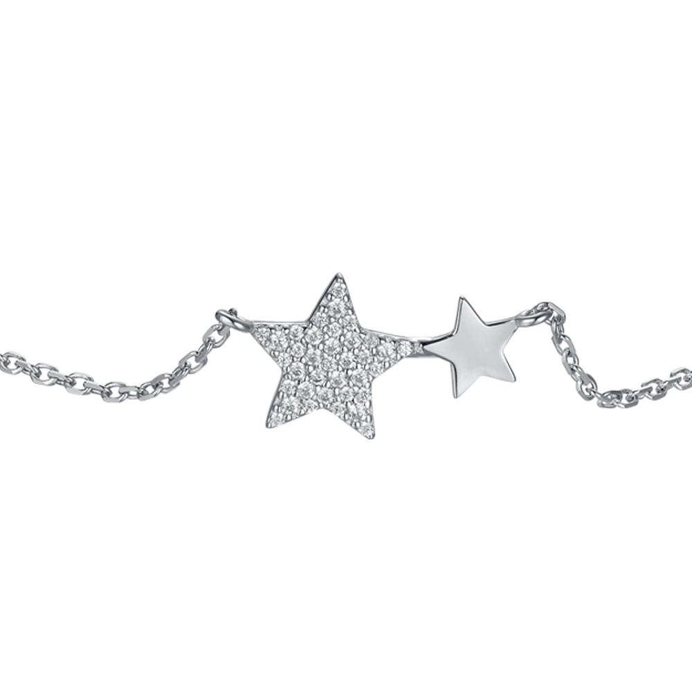 BRACCIALE DONNA IN ARGENTO CON STELLE Melitea