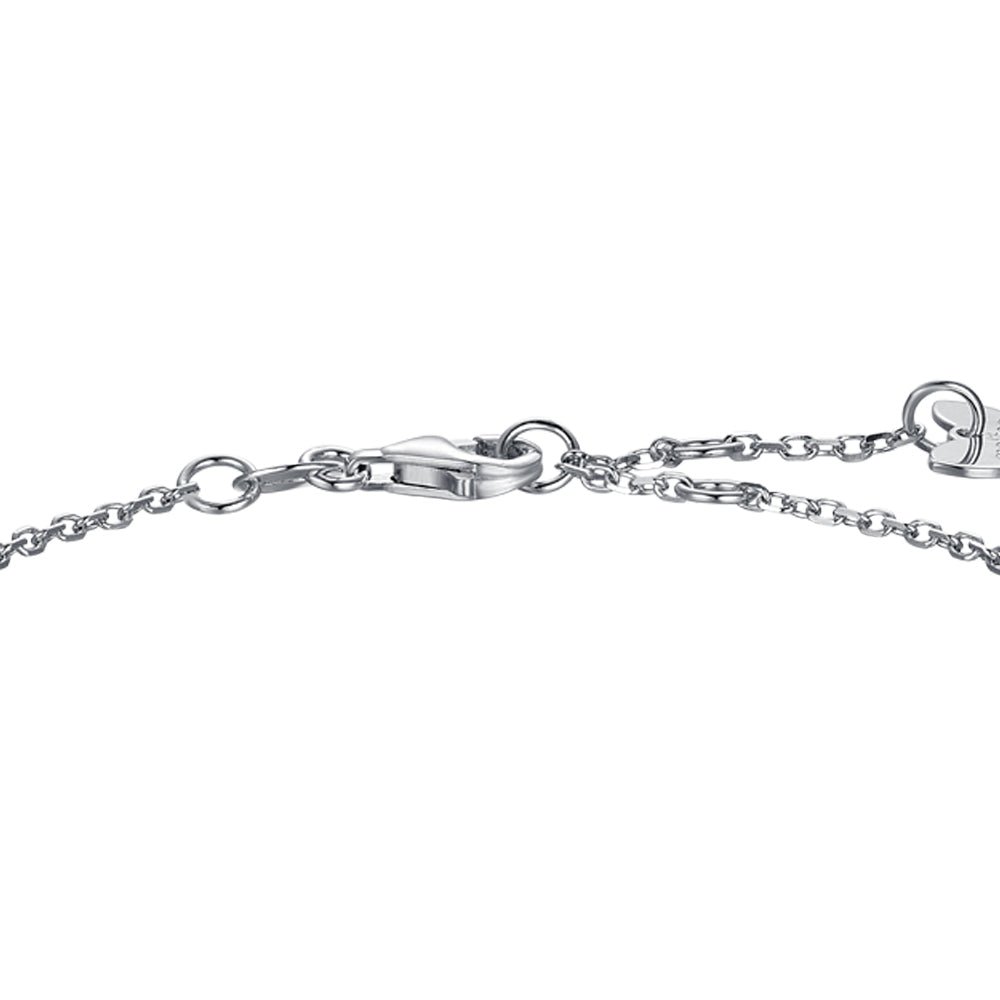 BRACCIALE DONNA IN ARGENTO CON FARFALLA CON ZIRCONI BIANCHI Melitea