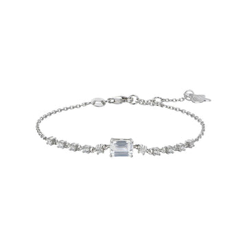 BRACCIALE DONNA IN ARGENTO CON ZIRCONI BIANCHI Melitea