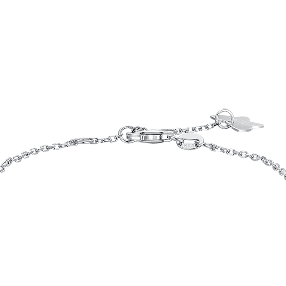 BRACCIALE DONNA IN ARGENTO CON ZIRCONI VERDI E BIANCHI Melitea