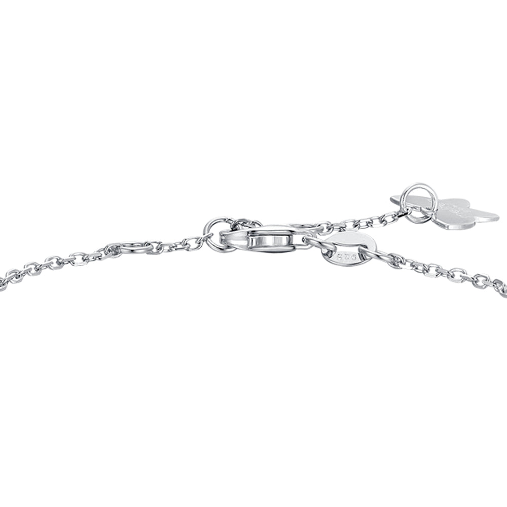 BRACCIALE DONNA IN ARGENTO CON ZIRCONI VERDI E BIANCHI Melitea