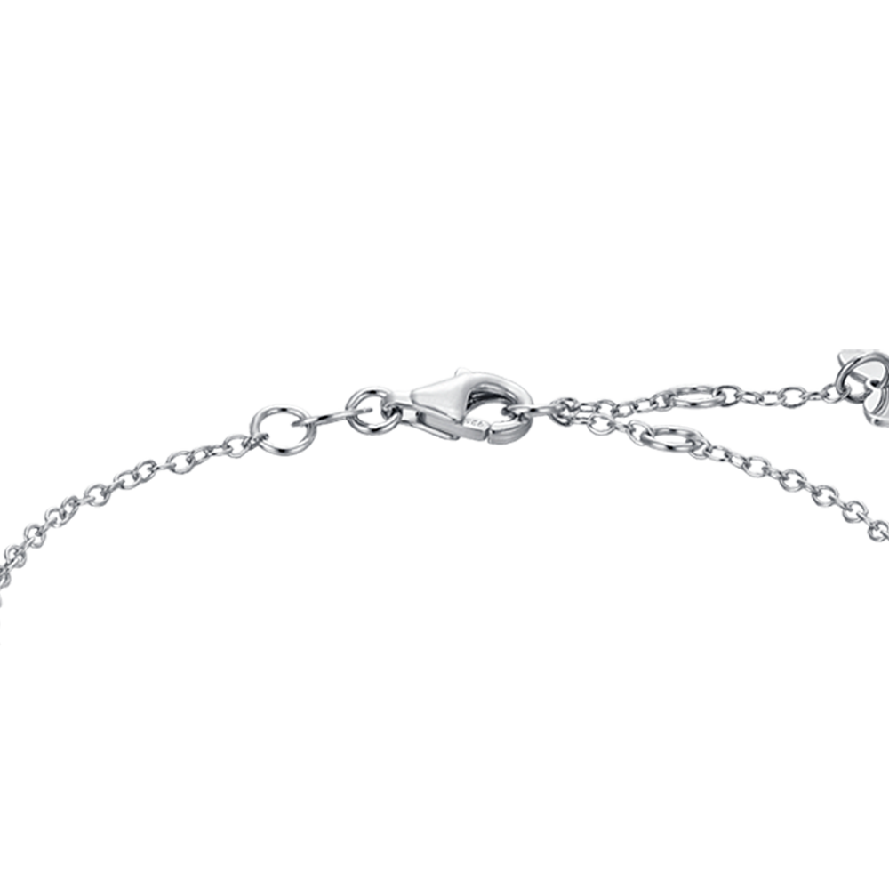 BRACCIALE DONNA IN ARGENTO CON ZIRCONI BIANCHI Melitea