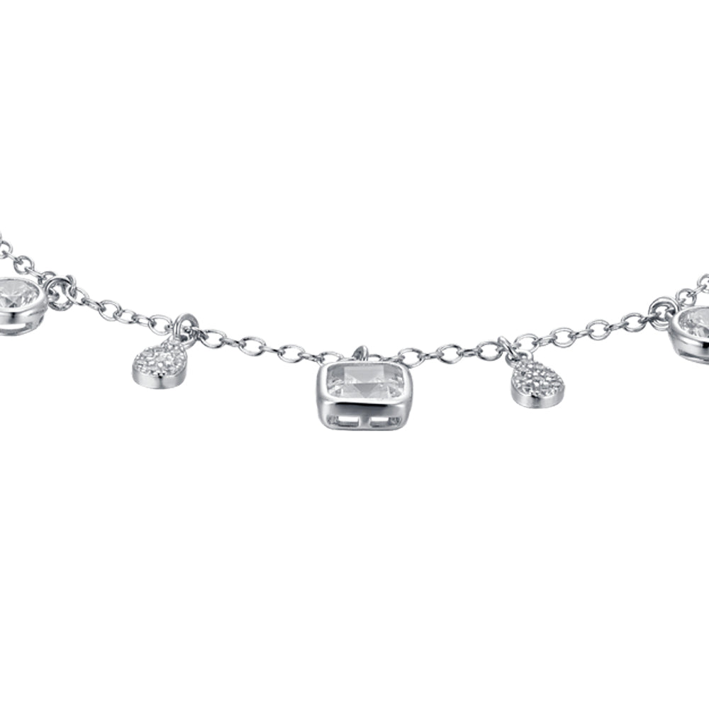 BRACCIALE DONNA IN ARGENTO CON ZIRCONI BIANCHI Melitea