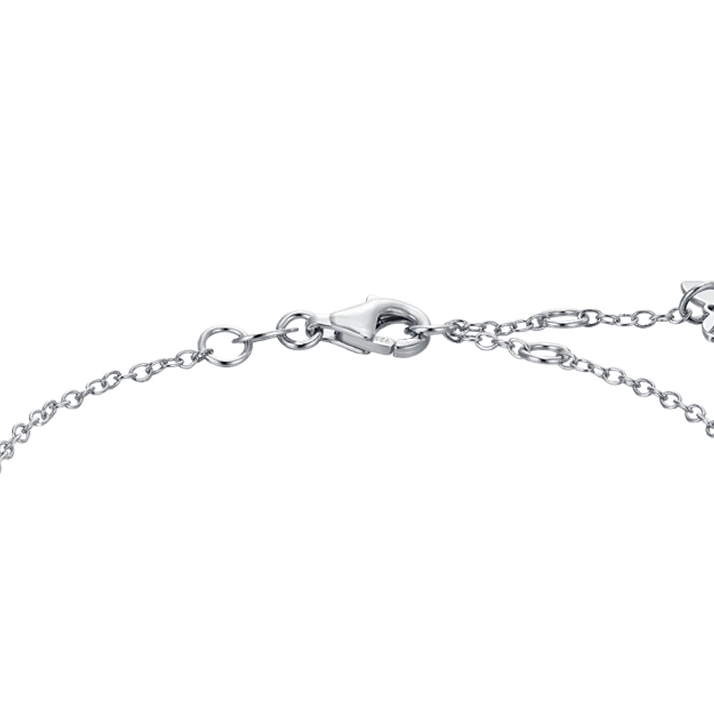 BRACCIALE DONNA IN ARGENTO CON ZIRCONI BIANCHI Melitea