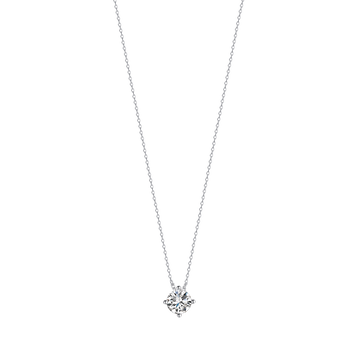 COLLANA IN ARGENTO CON ZIRCONE BIANCO Melitea