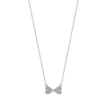 COLLANA IN ARGENTO CON CIONDOLO A FIOCCO Melitea