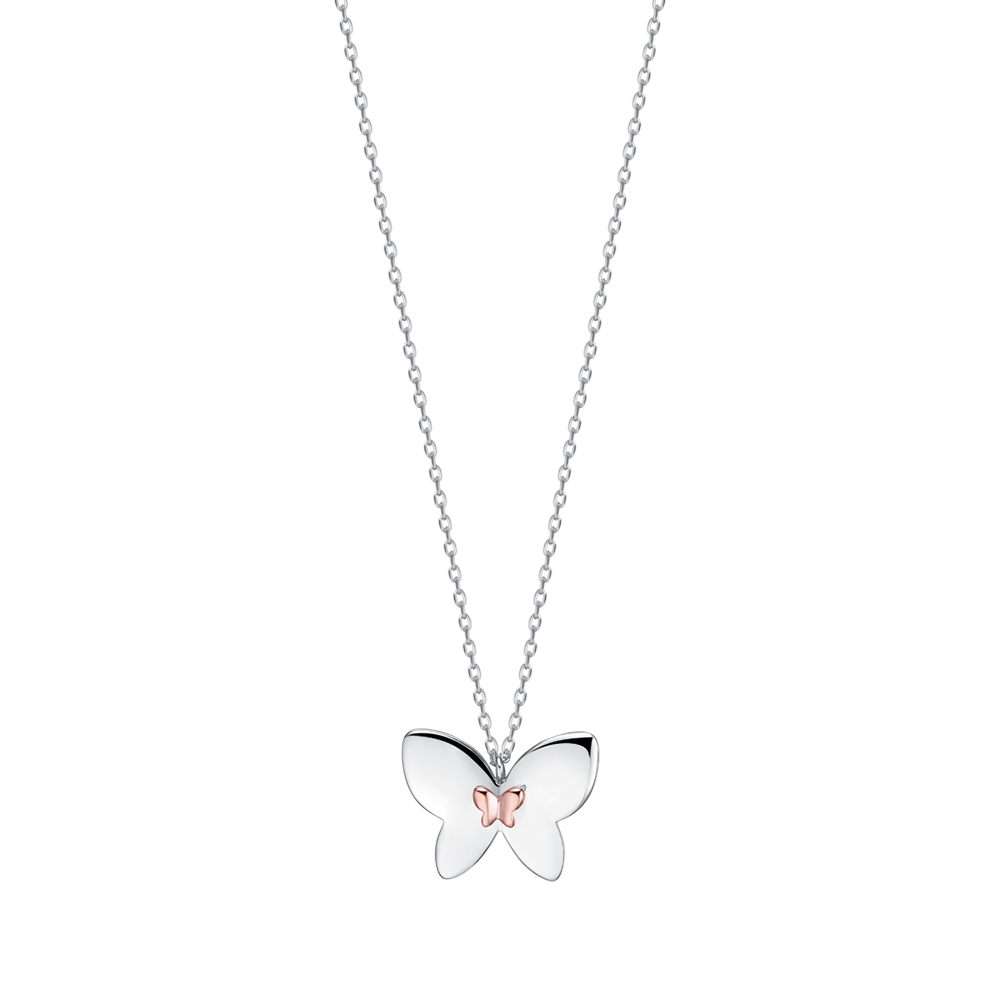 COLLANA IN ARGENTO CON FARFALLA Melitea