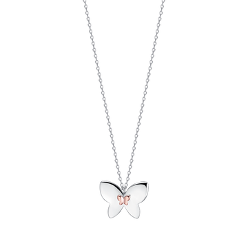 COLLANA IN ARGENTO CON FARFALLA Melitea