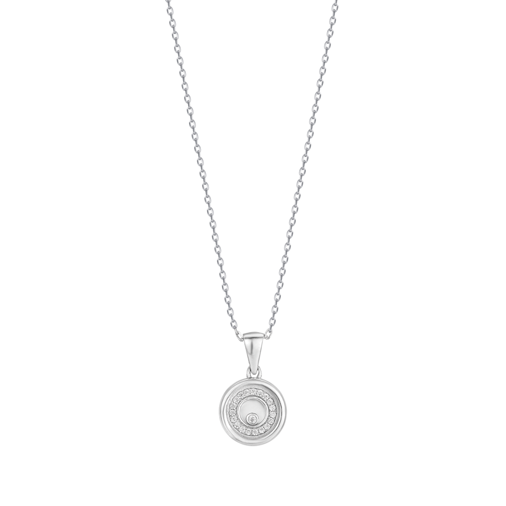 COLLANA IN ARGENTO CON CERCHIO Melitea