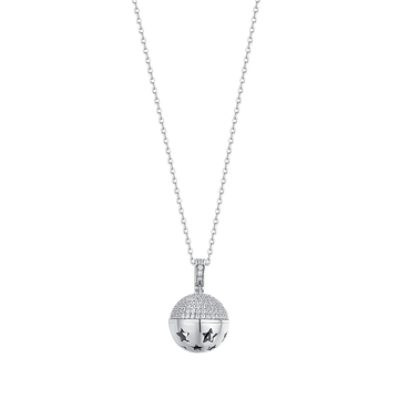 CHIAMA ANGELI IN ARGENTO CON ZIRCONI BIANCHI Melitea