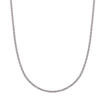 COLLANA TENNIS IN ARGENTO CON ZIRCONI BIANCHI Melitea