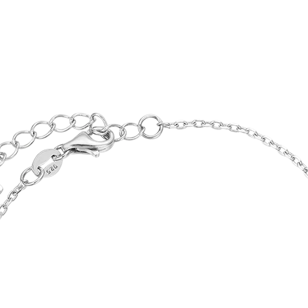 silver bracelet with circle melitea