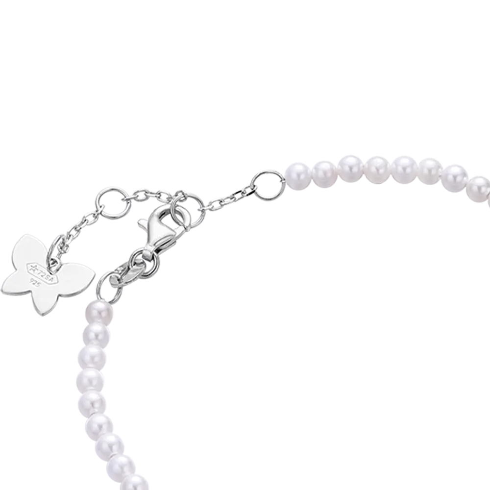 SILVER BRACELET WITH HEART Melitea