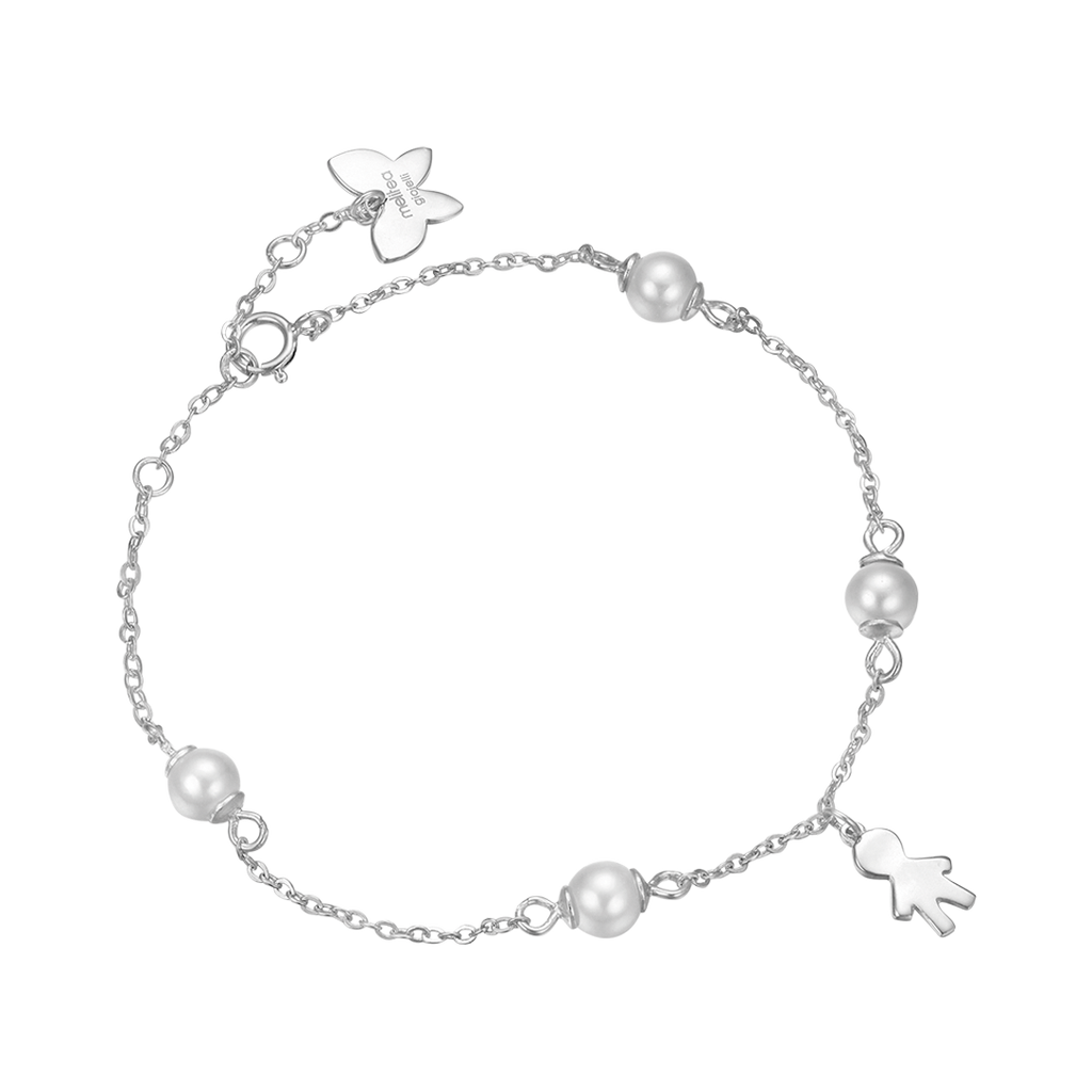 BRACCIALE IN ARGENTO CON OMINO Melitea