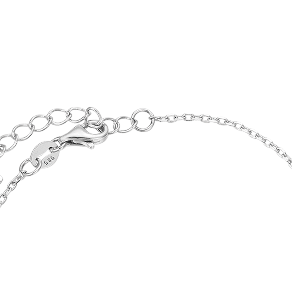 silver bracelet with circle melitea